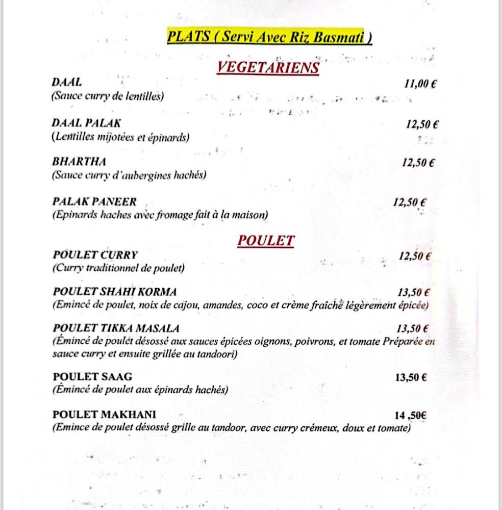 Restaurant L'Himalaya Alès - Menu Image 3